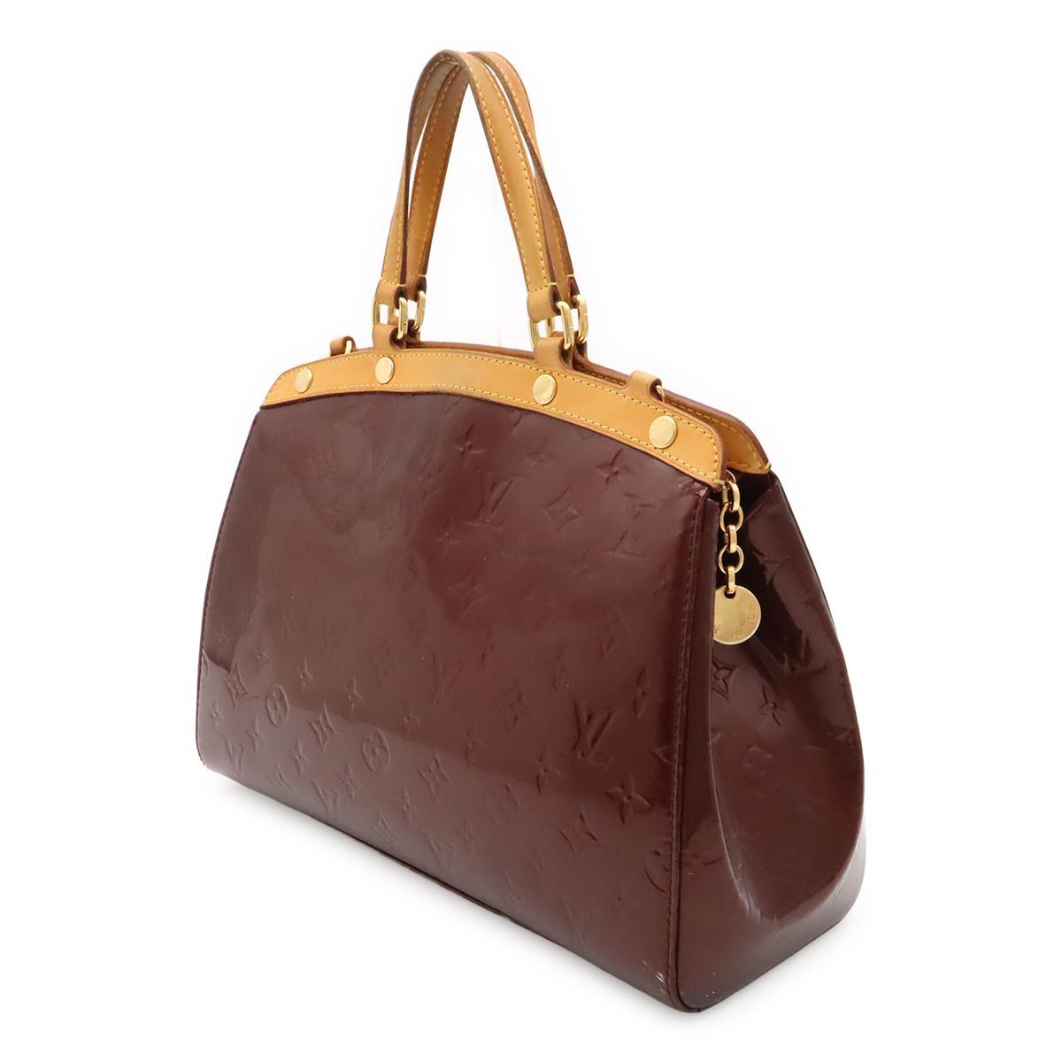 Louis Vuitton Monogram Vernis Blair MM Tote Enamel Rouge Fauvist — view 2