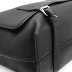 Loewe Anagram Military Messenger Bag Canvas Leather Black Silver — view 3