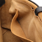Loewe Anagram Military Messenger Bag Canvas Leather Black Silver — view 9