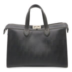 Fendi Peekaboo IC You Forty 8 Tote Large Leather Black Silver Shoulder Pouch