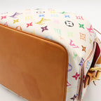 Louis Vuitton Monogram Multicolor Petit Noe Shoulder Bag Drawstring Blanc White — view 3