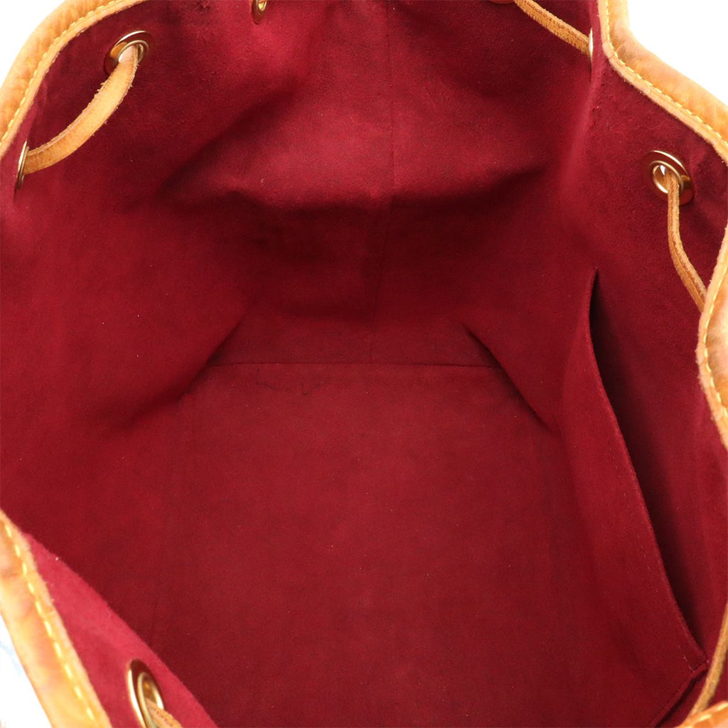 Louis Vuitton Monogram Multicolor Petit Noe Shoulder Bag Drawstring Blanc White — view 7