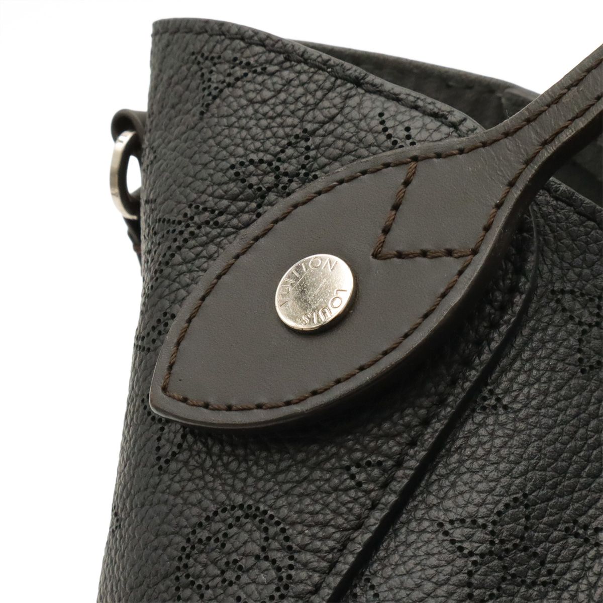Louis Vuitton Monogram Mahina Hina PM 2-Way Shoulder Bag Leather Noir Black — view 6