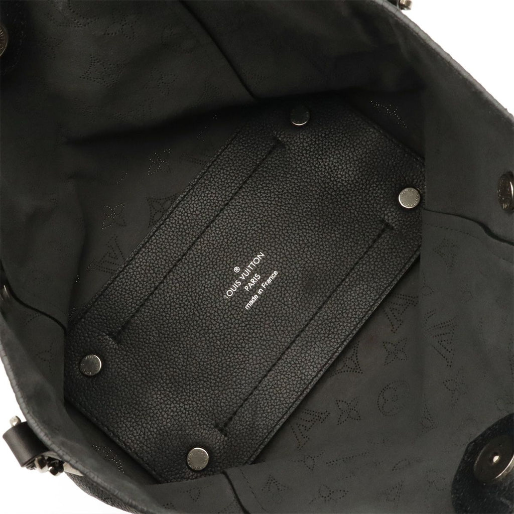 Louis Vuitton Monogram Mahina Hina PM 2-Way Shoulder Bag Leather Noir Black — view 8