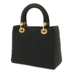 Dior Cannage Tote Nylon Black Gold — view 2