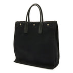 Saint Laurent Paris YSL Yve Gauche Rive Tote Canvas Leather Black — view 2