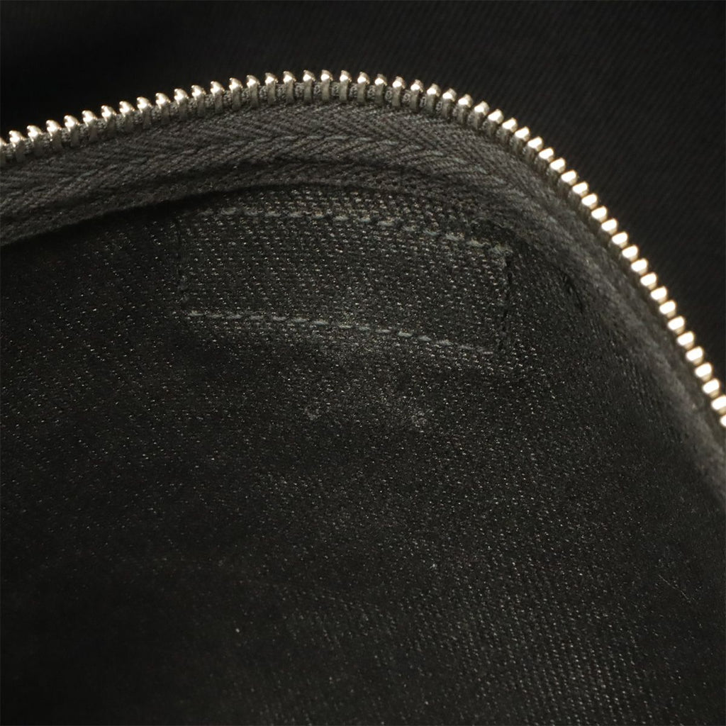 Saint Laurent Paris YSL Yve Gauche Rive Tote Canvas Leather Black — view 7