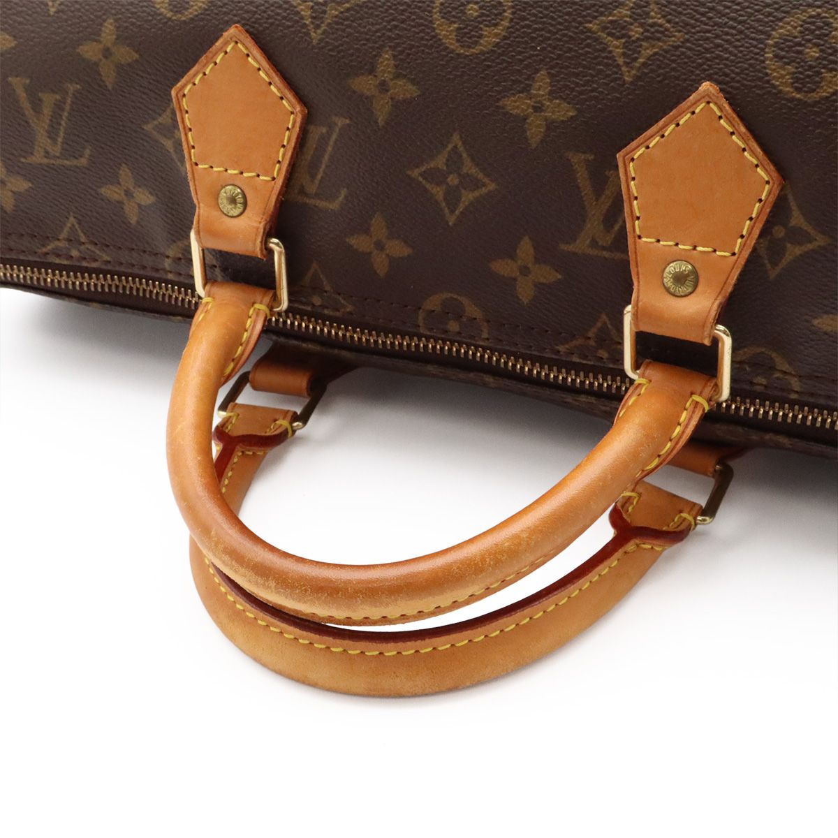 Louis Vuitton Monogram Speedy 35 Mini Boston Bag Purse — view 4