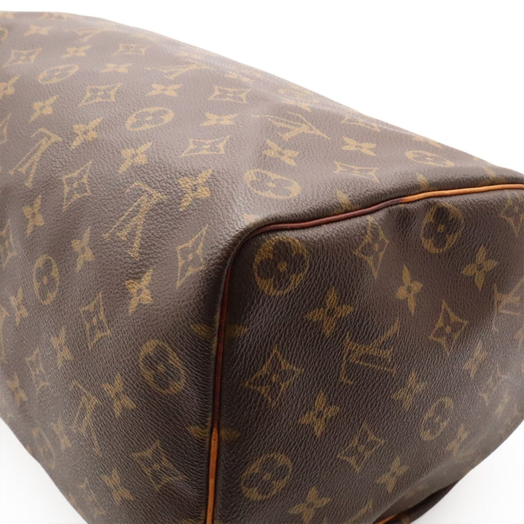 Louis Vuitton Monogram Speedy 35 Mini Boston Bag Purse — view 3