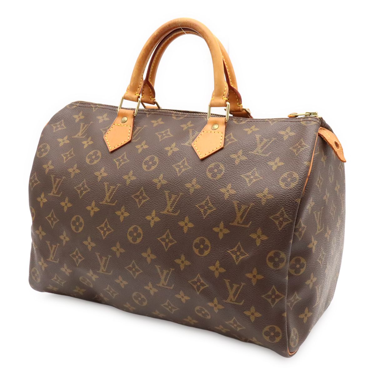 Louis Vuitton Monogram Speedy 35 Mini Boston Bag Purse — view 2