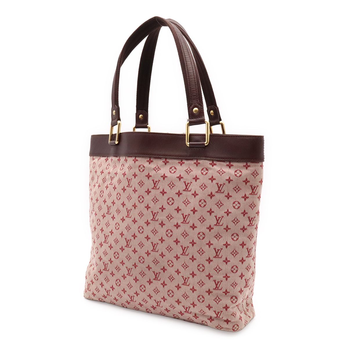 Louis Vuitton Monogram Mini Lucille GM Tote Cherry Canvas Leather — view 2