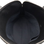 Hermes Sac Ibou MM Tote Canvas Leather Black Silver — view 8