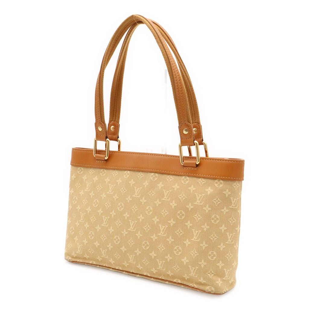 Louis Vuitton Monogram Mini Lucille PM Tote Shoulder Bag Canvas Leather Beige — view 2