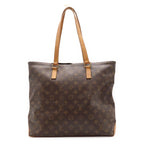 Louis Vuitton Monogram Cabas Mezzo Tote Shoulder