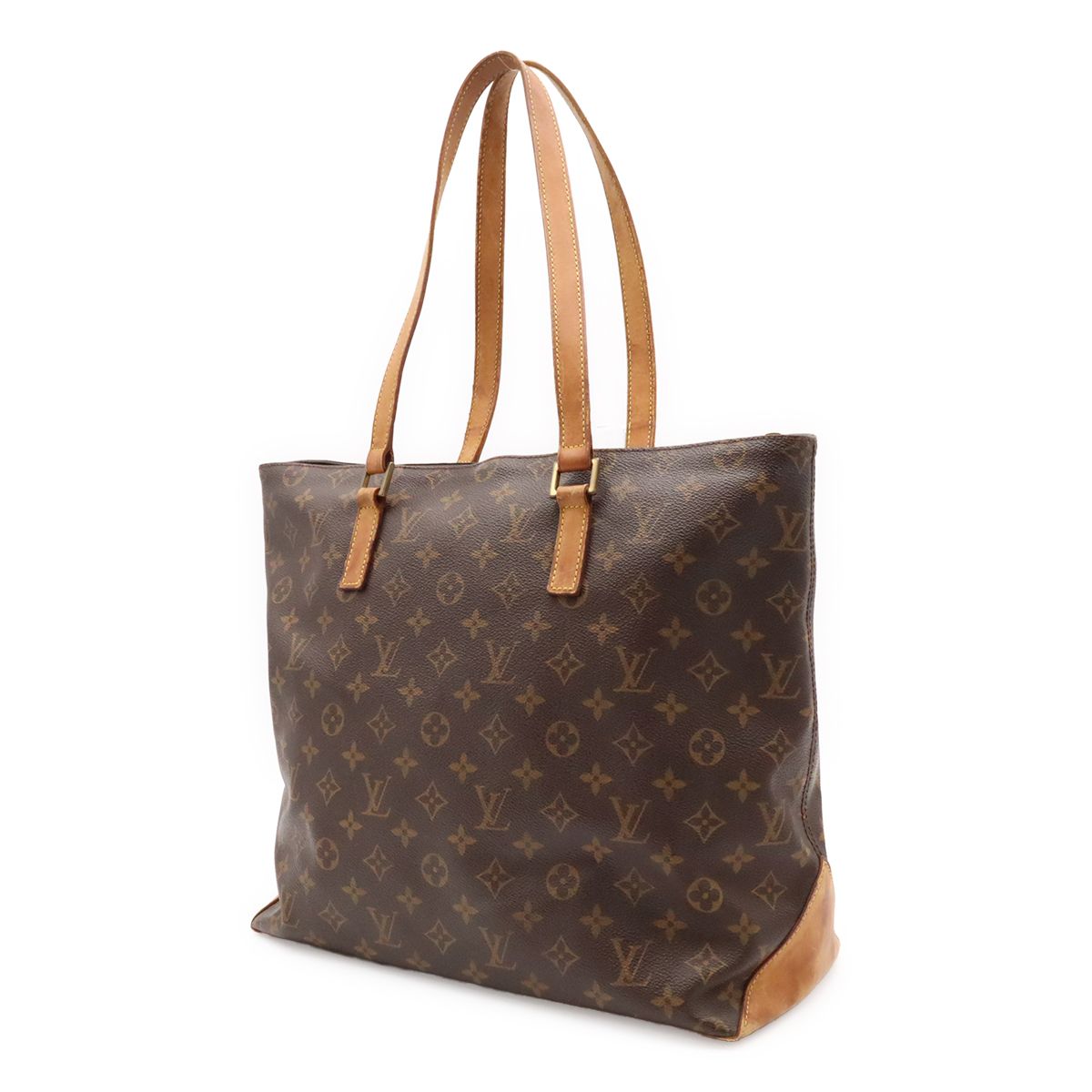 Louis Vuitton Monogram Cabas Mezzo Tote Shoulder — view 2