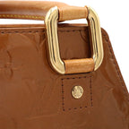 Louis Vuitton Monogram Vernis Forsyth Mini Bag Enamel Patent Leather Blanc — view 6