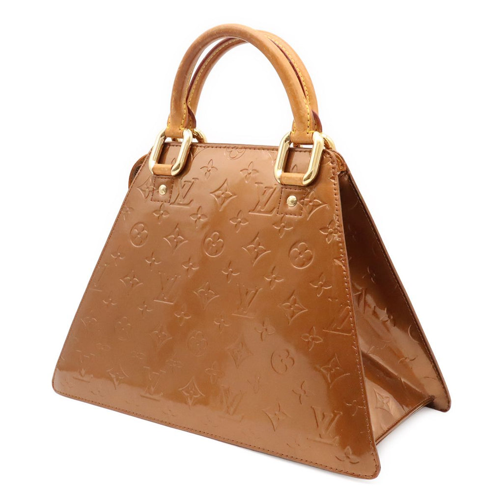 Louis Vuitton Monogram Vernis Forsyth Mini Bag Enamel Patent Leather Blanc — view 2
