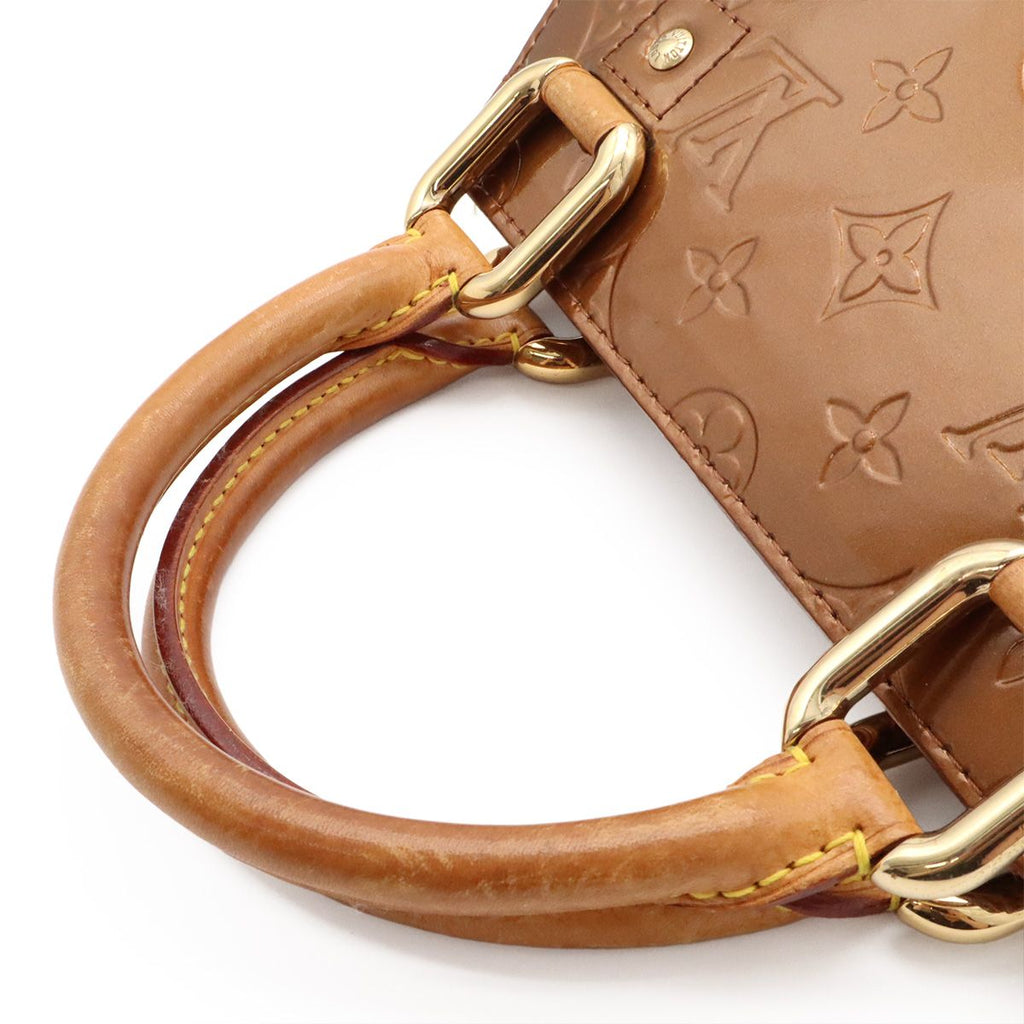 Louis Vuitton Monogram Vernis Forsyth Mini Bag Enamel Patent Leather Blanc — view 4