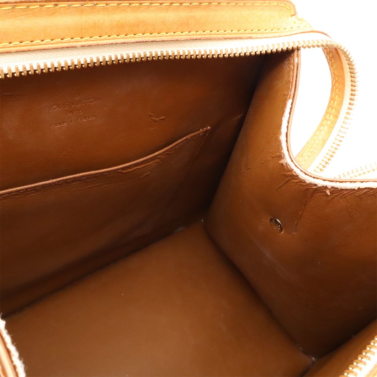 Louis Vuitton Monogram Vernis Forsyth Mini Bag Enamel Patent Leather Blanc — view 8