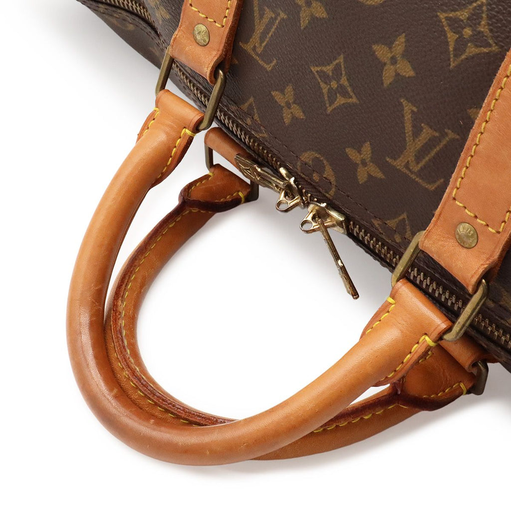 Louis Vuitton Monogram Keepall 50 Boston Bag Purse — view 4