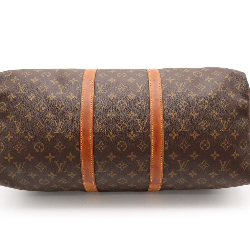 Louis Vuitton Monogram Keepall 50 Boston Bag Purse — view 8