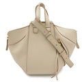 Loewe Hammock Small 2-Way Shoulder Bag Crossbody Leather Sand Beige Gold