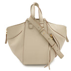 Loewe Hammock Small 2-Way Shoulder Bag Crossbody Leather Sand Beige Gold