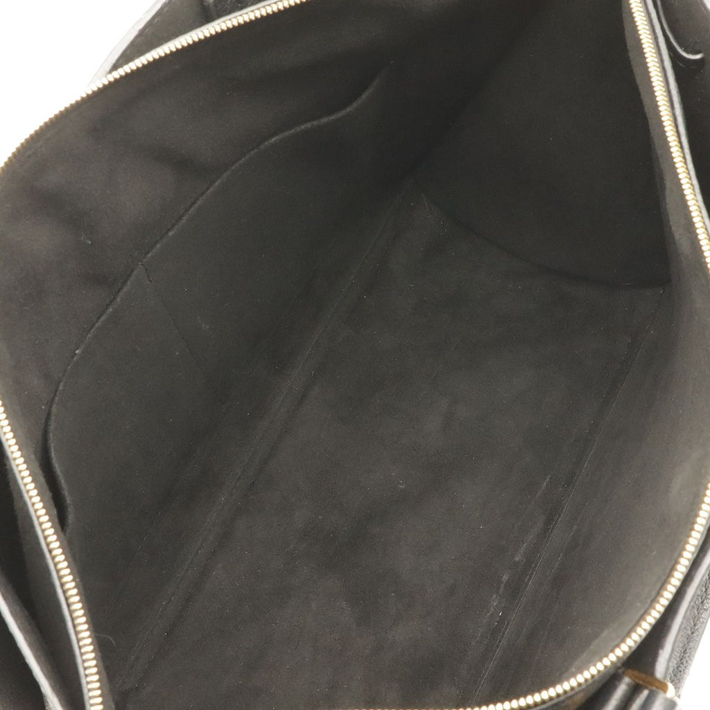 Louis Vuitton Lockme Handbag Tassel Leather Noir Black Gold — view 6