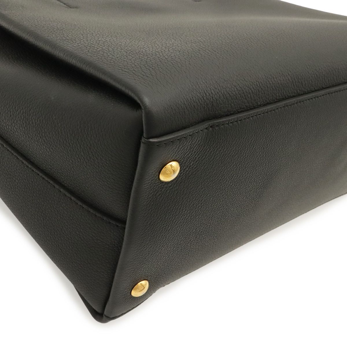 Louis Vuitton Lockme Handbag Tassel Leather Noir Black Gold — view 3