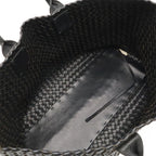 Bottega Veneta Intrecciato Cava MM Tote Leather Black Pouch Out of Stock — view 7
