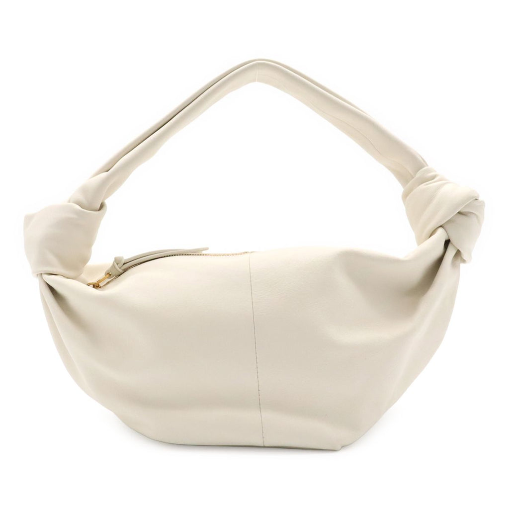Bottega Veneta Double Knot Handbag Leather White
