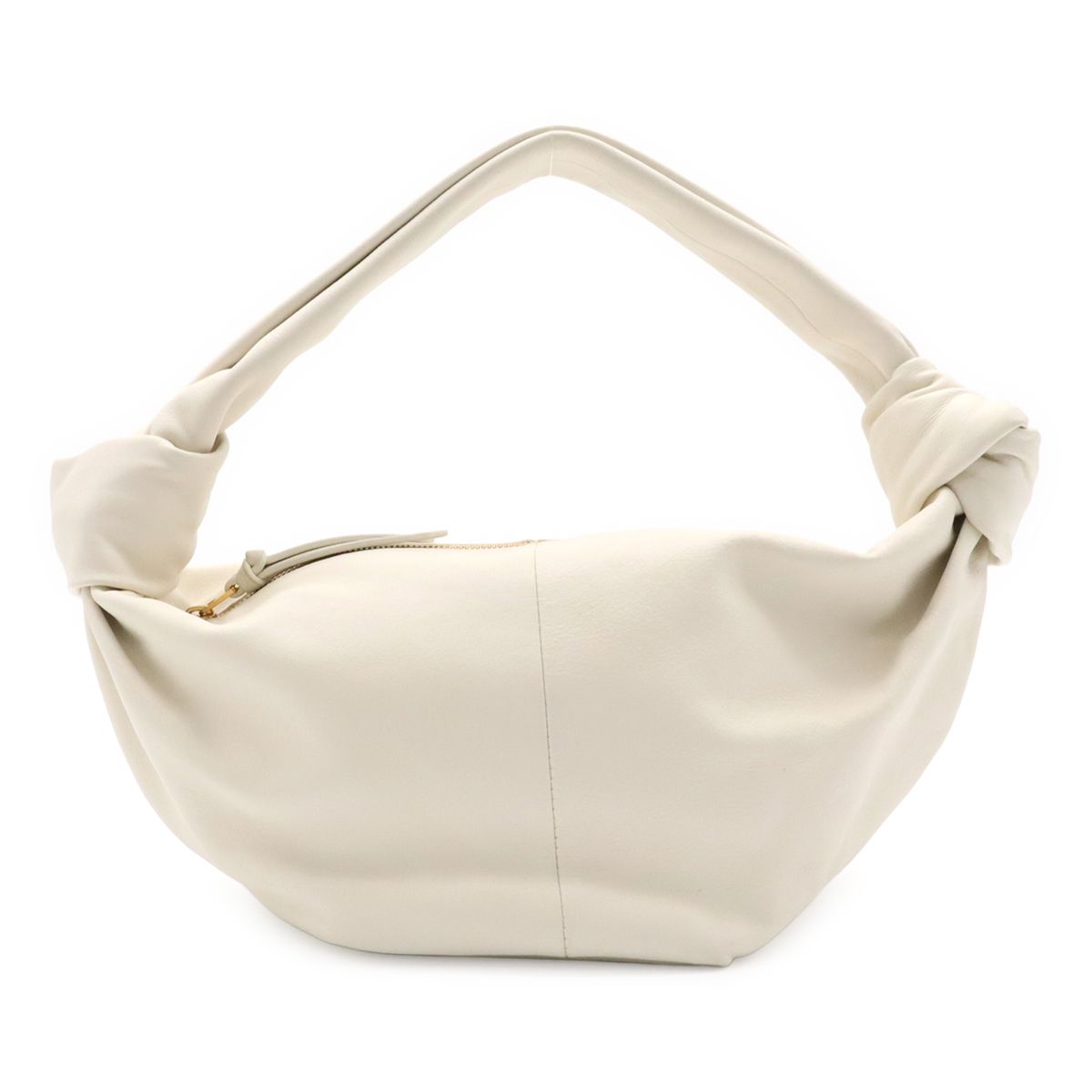 Bottega Veneta Double Knot Handbag Leather White