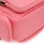 Prada Triangle Logo Mini Bag 2-Way Nylon Begonia Pink Domestic Purchase — view 3