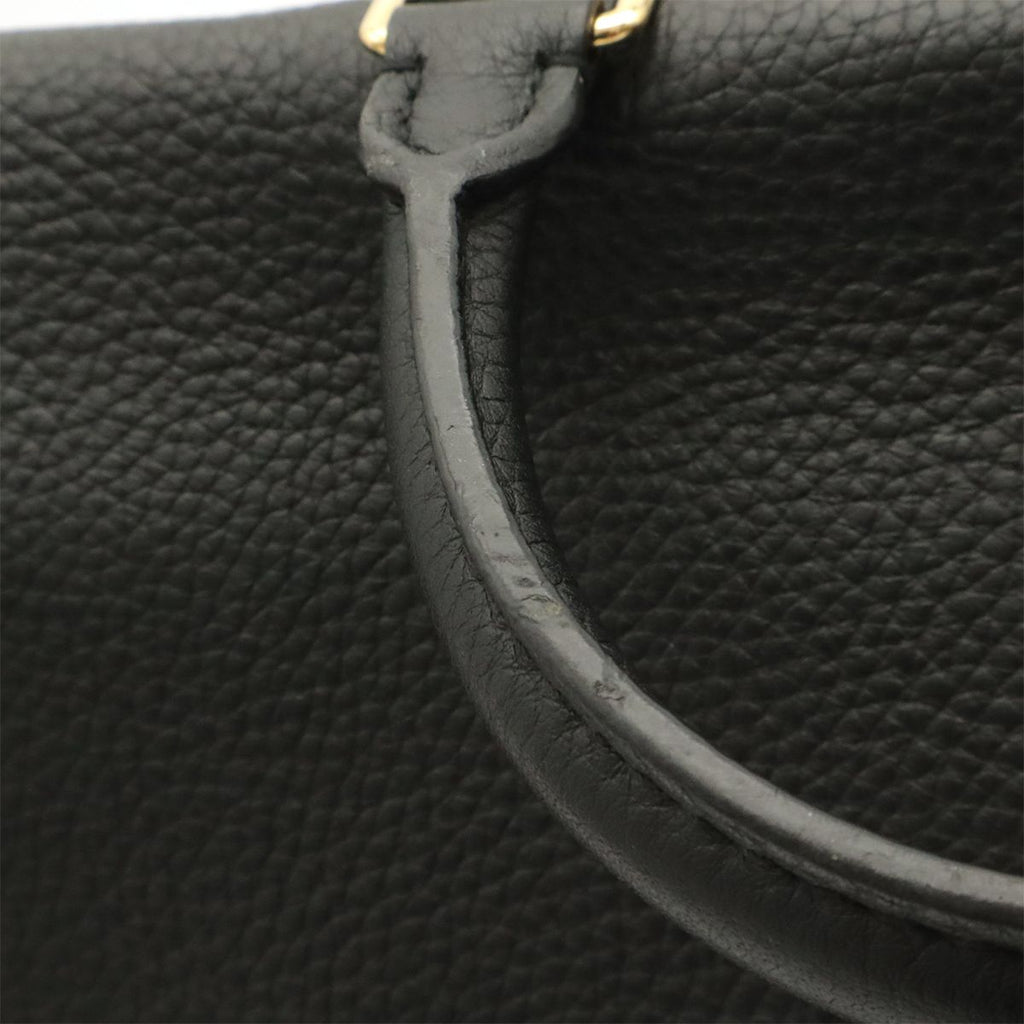 Louis Vuitton Parnassea Volta One Handle Handbag 2-Way Shoulder Leather Noir — view 5