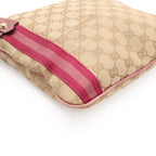 Gucci GG Canvas Sherry Line Shoulder Bag Crossbody Butterfly Charm Leather — view 3