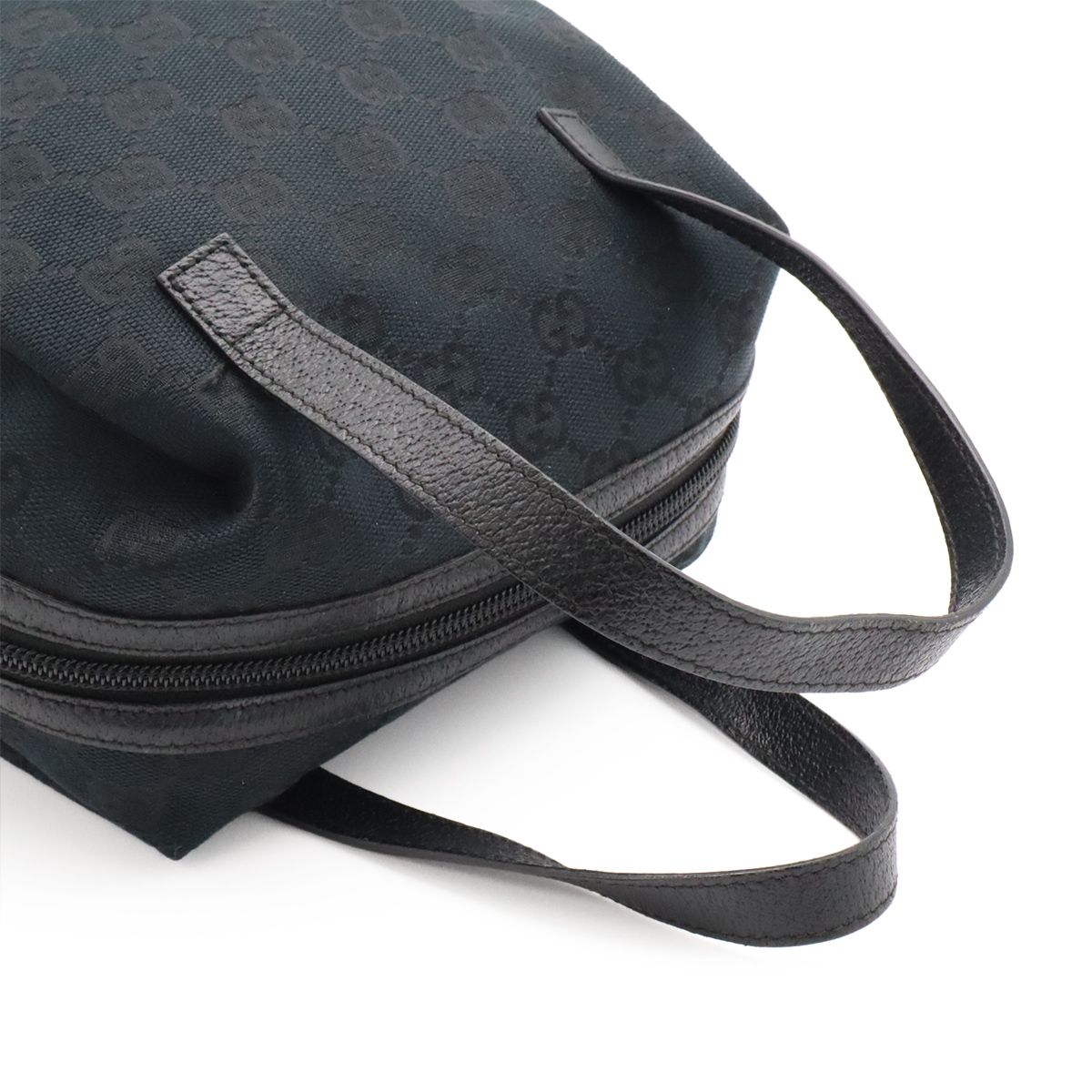 Gucci GG Canvas Mini Bag Tote Leather Black — view 4