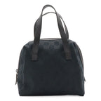 Gucci GG Canvas Mini Bag Tote Leather Black