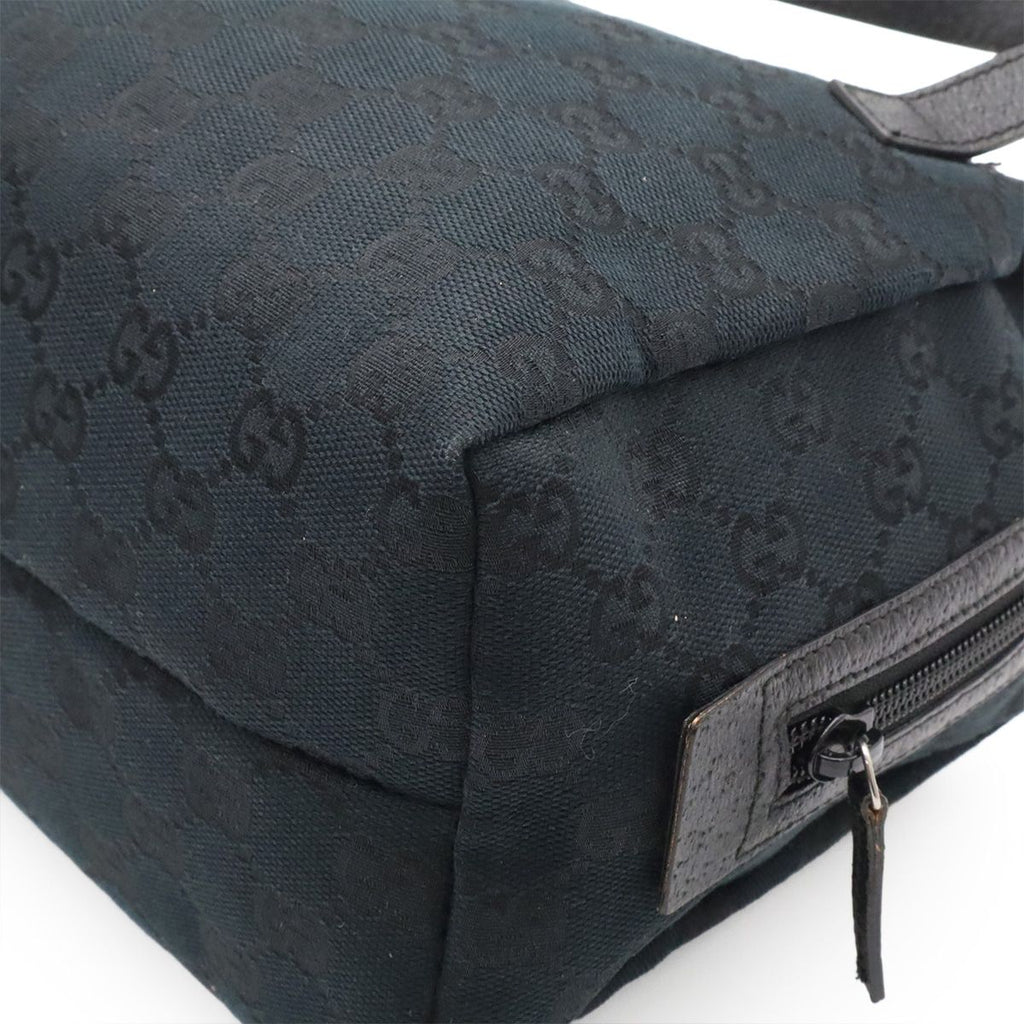 Gucci GG Canvas Mini Bag Tote Leather Black — view 3