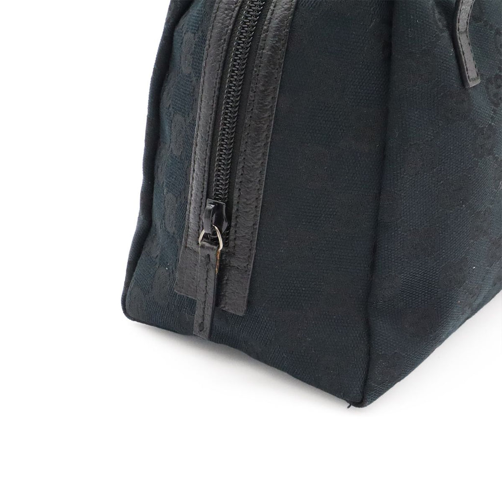 Gucci GG Canvas Mini Bag Tote Leather Black — view 5