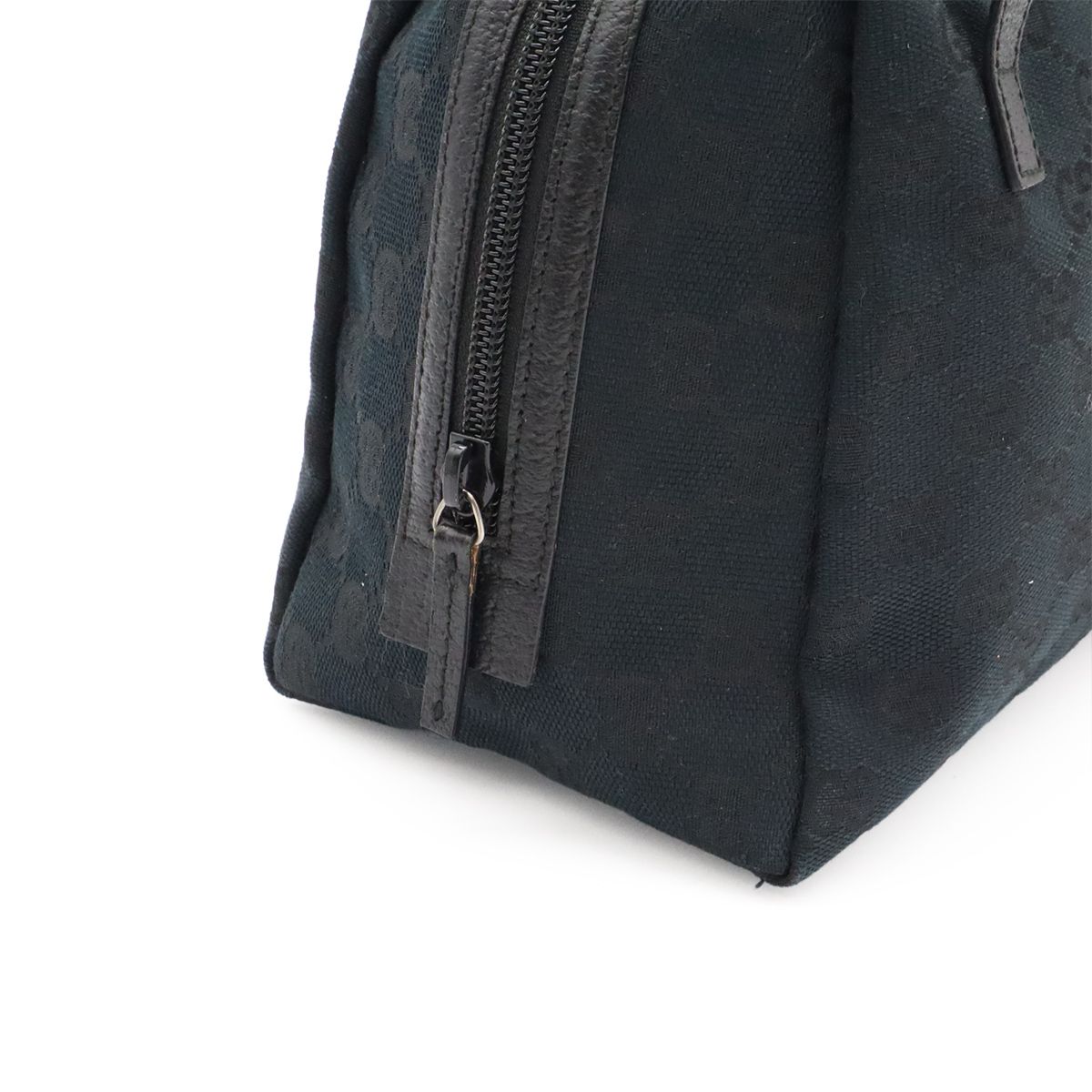 Gucci GG Canvas Mini Bag Tote Leather Black — view 5