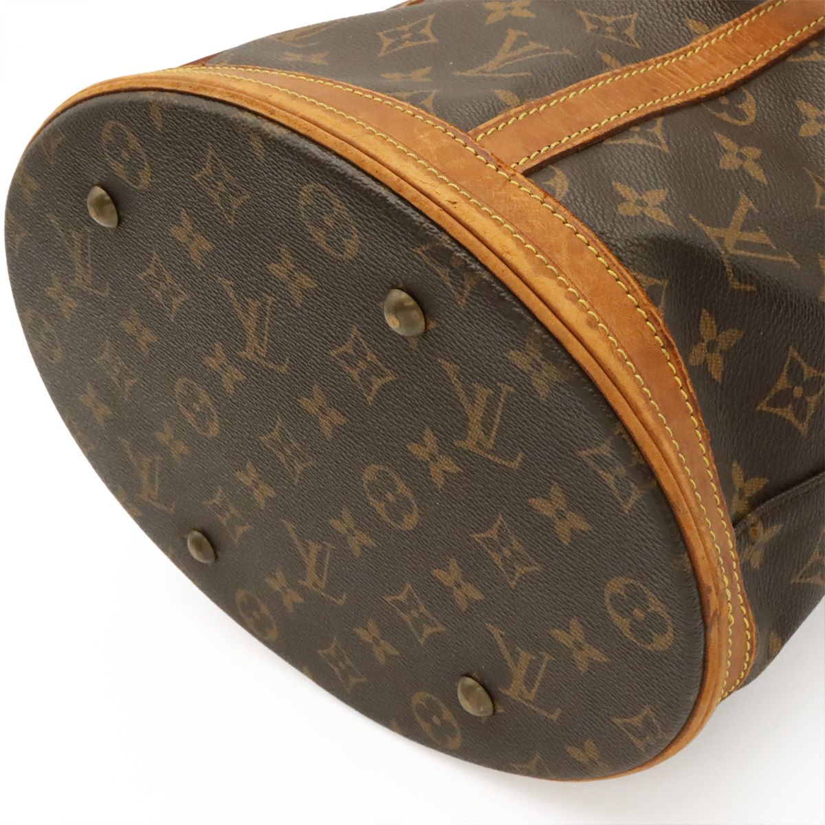 Louis Vuitton Monogram Bucket GM Shoulder Bag Tote — view 3