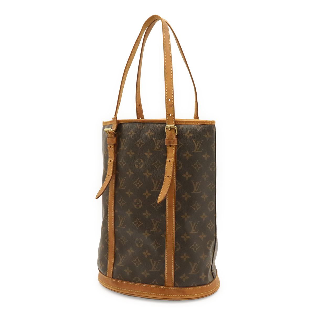 Louis Vuitton Monogram Bucket GM Shoulder Bag Tote — view 2