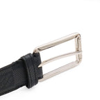 Louis Vuitton Damier Graphite Ceinture Force Belt Silver — view 3