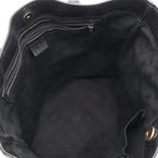 Gucci GG Supreme Tote Shoulder Leather Black Silver — view 5