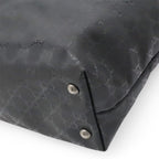 Gucci GG Supreme Tote Shoulder Leather Black Silver — view 3