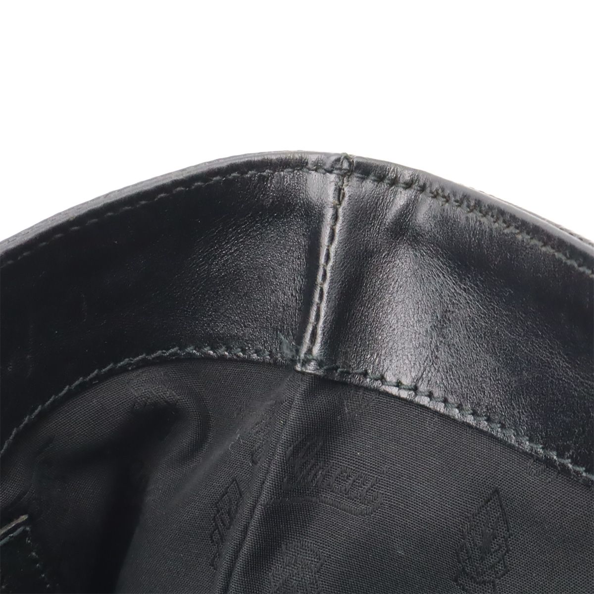 Gucci GG Supreme Tote Shoulder Leather Black Silver — view 6
