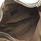 Gucci GG Canvas Sherry Line Shoulder Bag Crossbody Leather Khaki Beige Brown — view 8