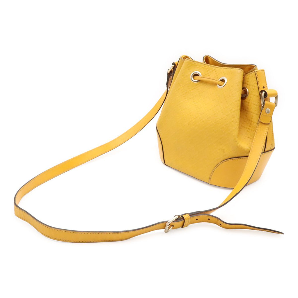 Gucci Bright Diamante Drawstring Shoulder Bag Crossbody Leather Yellow Gold — view 2