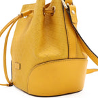 Gucci Bright Diamante Drawstring Shoulder Bag Crossbody Leather Yellow Gold — view 6