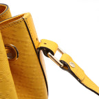 Gucci Bright Diamante Drawstring Shoulder Bag Crossbody Leather Yellow Gold — view 5